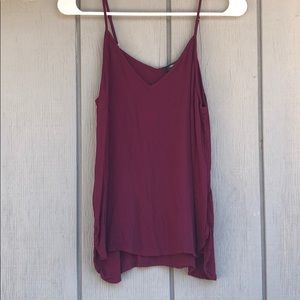 Maroon Forever21 tank top
